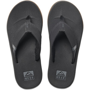 2020 Reef Mens Fanning Low Flip Flops / Sandals RF0A3KIH - Black